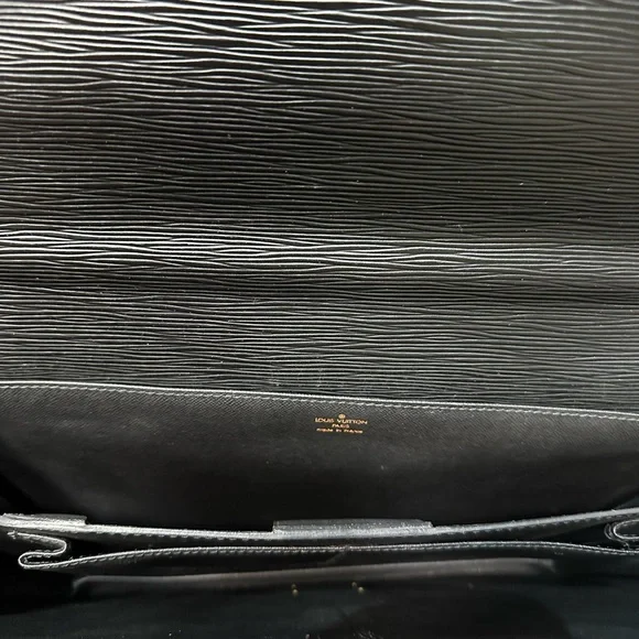 Louis Vuitton Black Epi Serviette Metis Vintage Briefcase - Picture 6 of 9